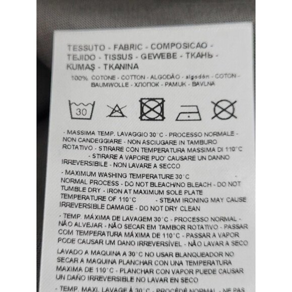 A|X ARMANI EXCHANGE Mens 2XL Falling Logo Jogger Track Pants Pewter Gray Trouser - Picture 8 of 10